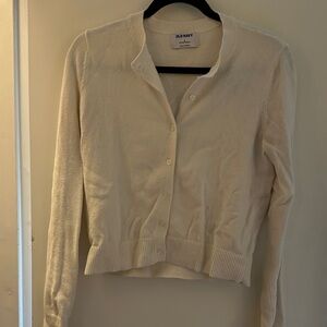 Old Navy Women's White Cardigan